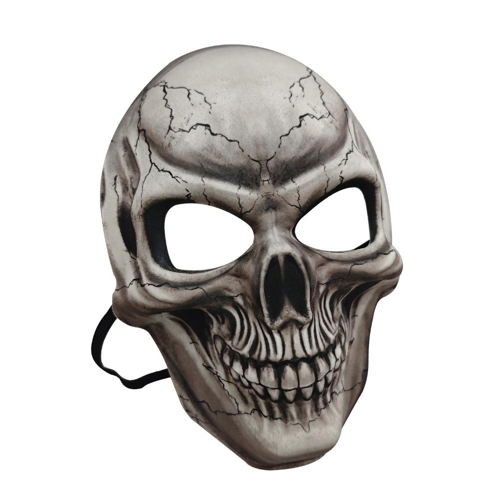 Soft Halloween Mask EVA Ghost Skull Mask Horrible Skull Face Cover  Party