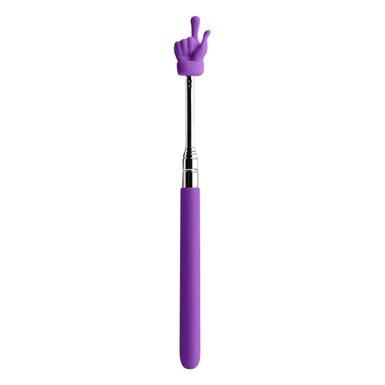 

Retractable Teacher Pointers, Classroom Demonstration Sticks, Finger Batons, Early Education Toys, Creative Teaching Props, And Play Toys(1pc) One Size фіолетовий