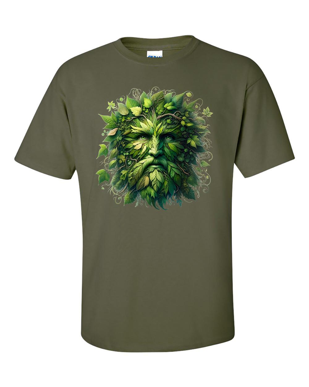 Celtic Green Man Mythology T-shirt XXL