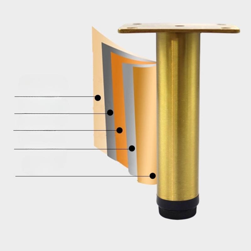 4PC Stainless Steel Reinforced Middle Legs, Sofa Legs, TV Cabinet Support Feet, Bathroom Cabinet Feet,metal Furniture Adjustable