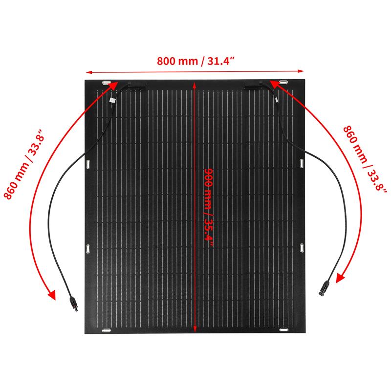 Outdoor 18V Solar Panel Kit High Efficiency Monocrystalline Solar Power 300W 600W Flexible Solar Panels 12V 24V Battery Charger