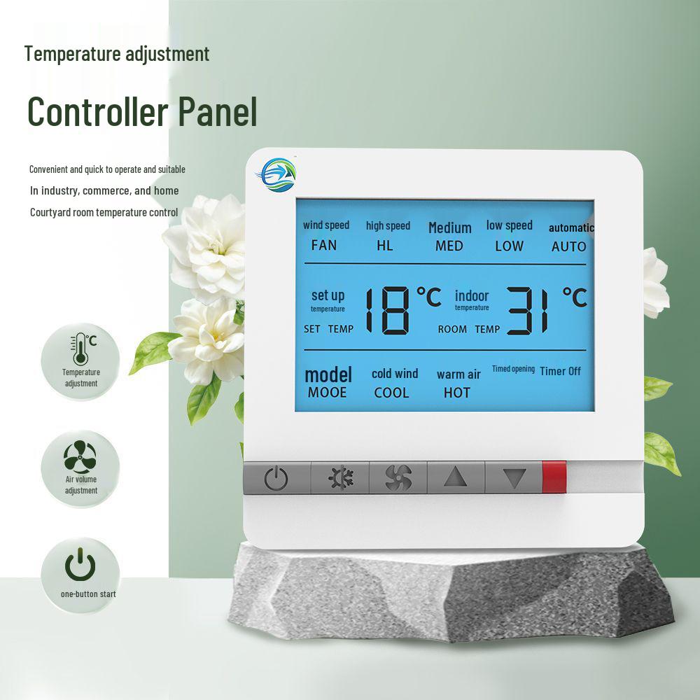 Intelligentes LCD-Thermostat für Zentral-Klimaanlage & Gebläsekonvektor