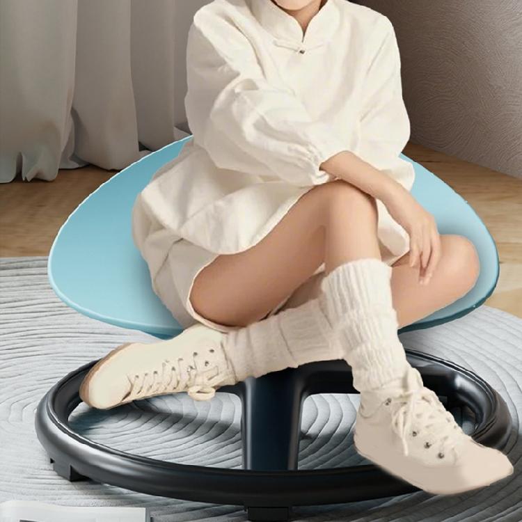 Sedia Girevole Sensoriale con Base Antiscivolo Sedile Spinner Giocattolo Sit and Spin Calmante per Allenamento di Equilibrio e Coordinazione