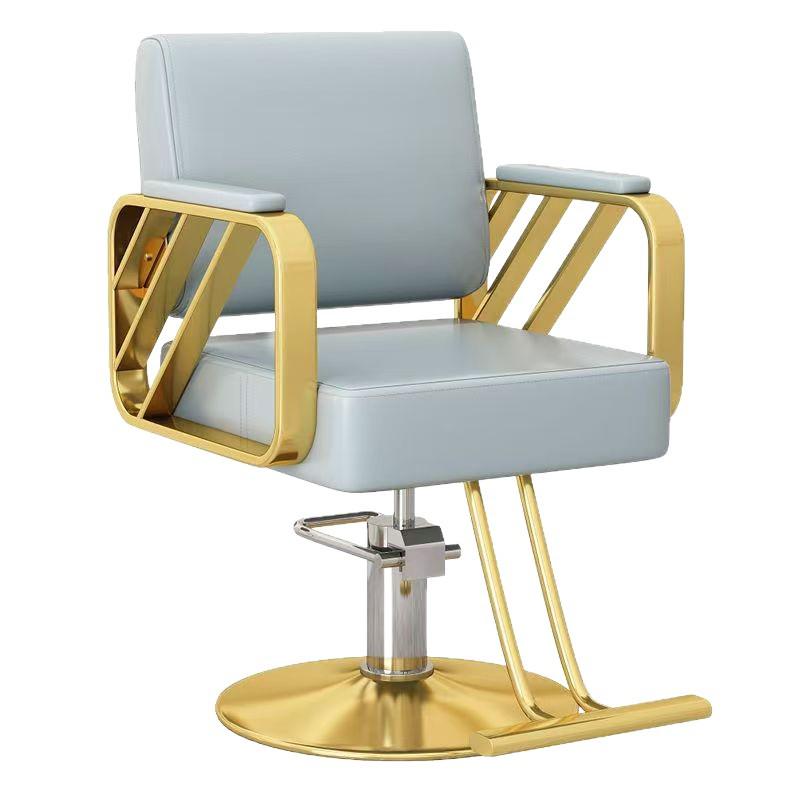 High-End Reclining & Liftable Barber Chair for Salon and Hairdressing