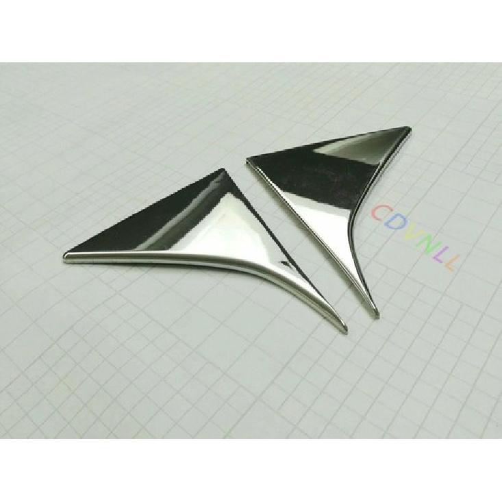 ABS Chrome Rear Window Spoiler Trim Cover For Kia Sportage 2017-2019