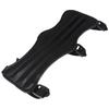 PU Archery Arm Guard Triple Adjustable Buckle Strap Protective Forearm Shield for Hunting Practice Recurve Black