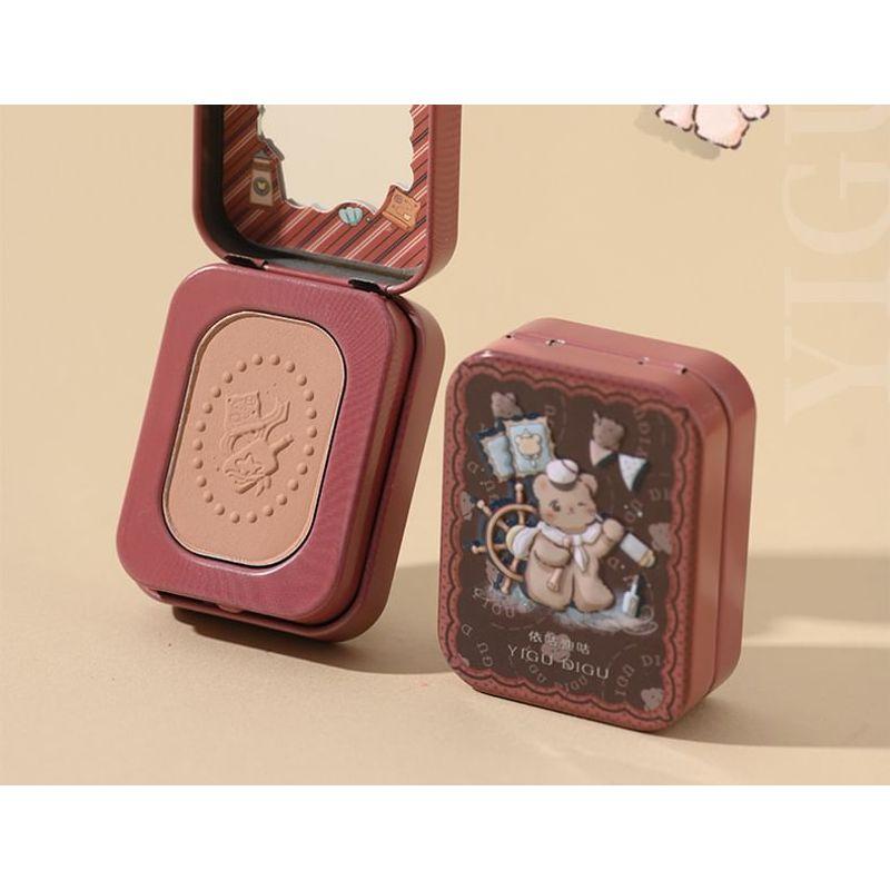 YIGU DIGU - Sailing Series Retro Metal Box Blusher - 6 Colours