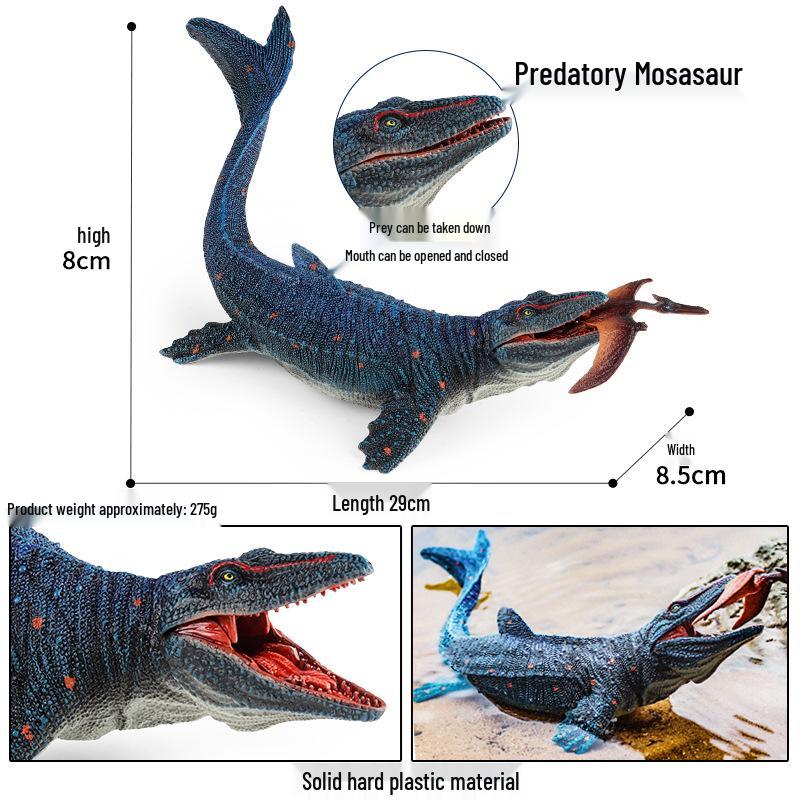 Jurassic Simulation Dinosaur Toys: Spinosaurus, Tyrannosaurus Rex, Mosasaurus