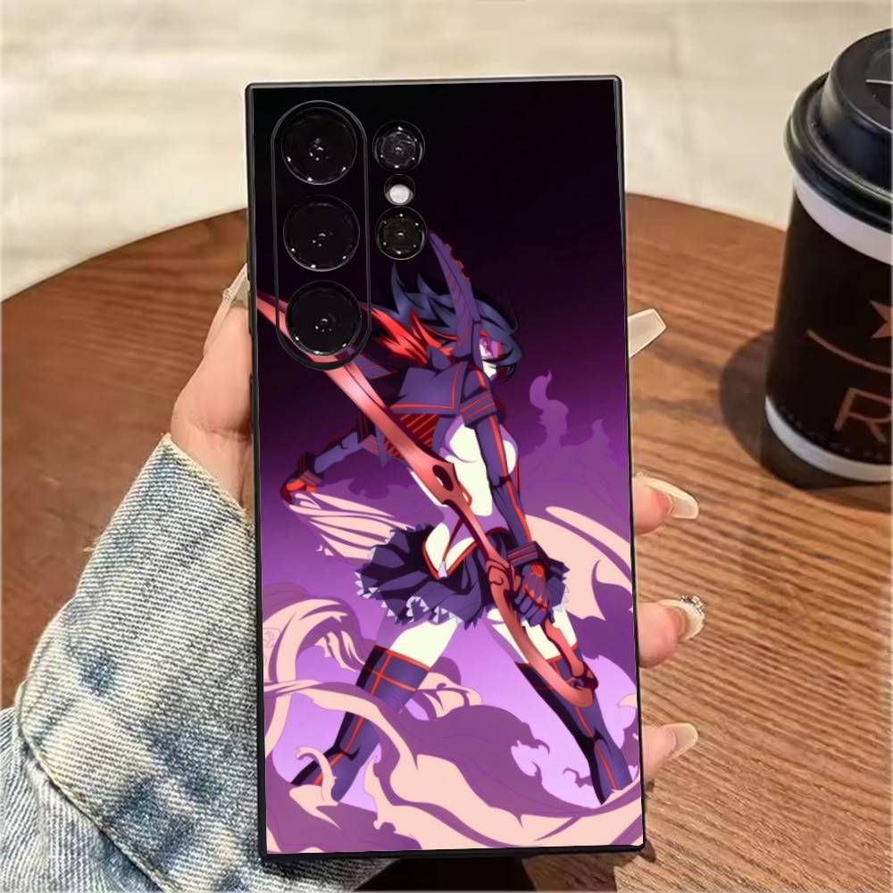 Kill-LA Kill R-RyukoS Anime Phone Case For Samsung S25,S24,S21,S22,S23,S20,Ultra,S26,Plus,Fe,Note,5G Black Cover
