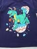 European & American Style Boys' Dinosaur Print Short-Sleeve T-Shirt