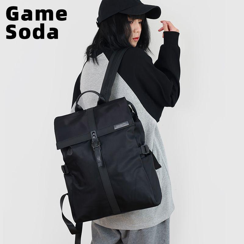 

Video Game Soda Large Capacity Work Clothing Backpack Men s Computer Briefcase High School and College Student Schoolbag Women s Travel Backpack Black