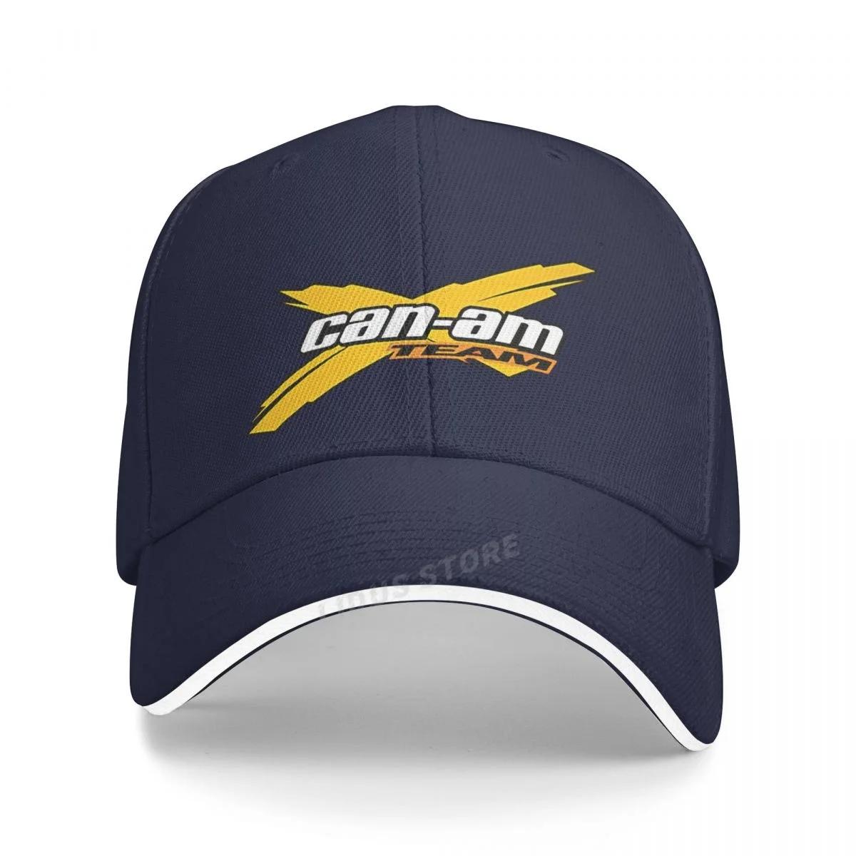 

Бейсболка Can Am Logo Stripe Команда BRP Чоловіча Модна Крута Кепка Can AM Хіп-хоп Жіночі Кепки Adjustable темно-синього кольору