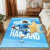 Haaland Football Player  Rug Game Carpet, Floor Mat for Bedroom Living Room Entryway Rug, Home Decor Idea Gift for Christmas birthday