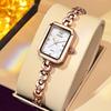 OLEVS Woman Watches Original Elegant Fashion Square Quartz Watch Ladies Stainless Steel Waterproof Watch Bracelet Gifts