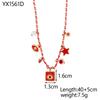 CARLIDANA Elegant Stainless Steel Hand-woven Rope Chain Flower Starfish Heart Sea Pendant DIY Charm Bracelet Necklace for Women