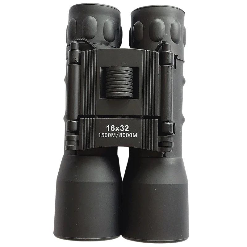 Binoculars 16X32 Long Range 8000m HD High Power Telescope Optical Glass Lens Low Light For Hunting Sports Scope