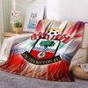 Southampton FC2 Flannel Blanket, High Quality Comfortable for All Seasons, Home Decor, Warmth and Comfort