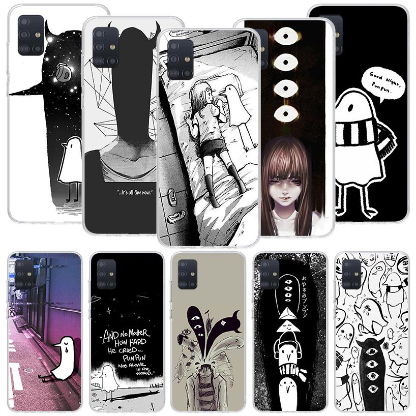 Oyasumi Punpun Phone Case for Samsung Galaxy A52 A51 A50S A12 A22 A32 A72 A10S A30S A31 A71 Note 20 Ultra 10 Plus S10 Galaxy A52