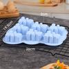 Silicone Lovely Bear Cake Mold 7 Holes Animal Cookie Mould Cold and Heat Resistant for Chocolate Candy Fondant Kitchen Supplies