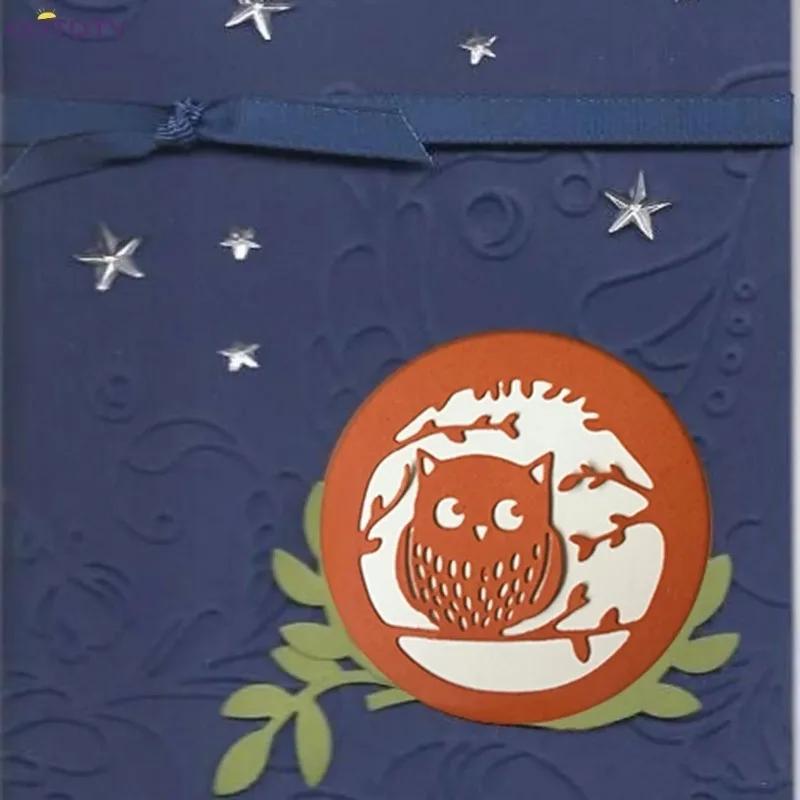 Mental Cutting Dies Owl Bird Cut DIY Scrapbooking Paper Craft Embossing Mould Die Cut Stencils