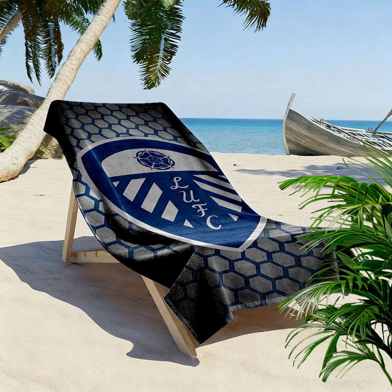 Leeds Poster Strandtuch, Großes Weiches Schnelltrocknendes Handtuch für Strand Camping Schwimmen