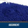 Olanly Shaggy Soft Absorbent Bath Rug Bathroom Rug Mat Non Slip Thick Plush Machine Washable Bath Mat For Bathroom Shower 61x150