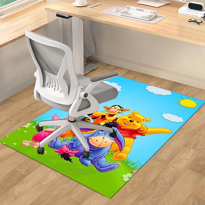 Winnie Pooh Friends Carpet For Playroom Bedroom Living Room Sofa Home Decorkids Game Area Rug Nonslip Floor Mat