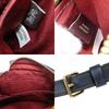 Gebrauchte COACH Bauchtasche Signature Denim F58550 Gürtel Denim/Leder Marineblau Marineblau Kameratasche