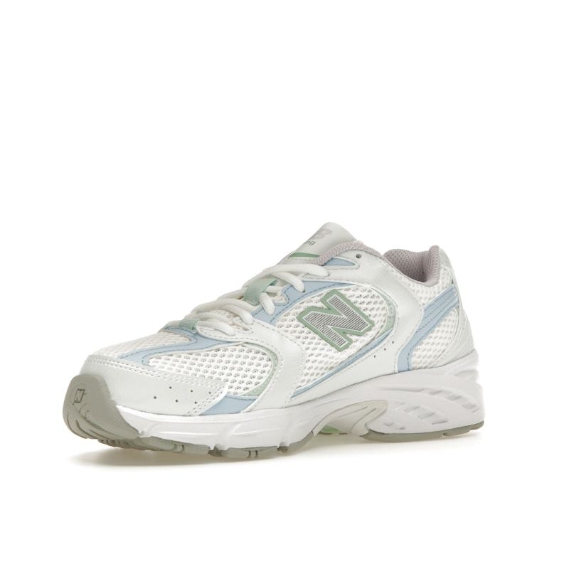 New Balance 530 Weiß Hell Chrom Blau Unisex Sneakers Clay-Ash MR530PC