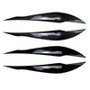 Front Headlamp Eyelid Accent Pair, ABS Trim Covers with Included Tape for F30 F31 Lamp Line Definition and Daily Style
