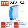 240W DIN Rail Power Supply Transformer, 24V to 12V DC