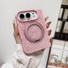 Case For Apple iPhone Duo For Foldable iPhone Duo For Magsafe With 360° Rotation Magnetic Ring Stand Luxury Bling Glitter Cover