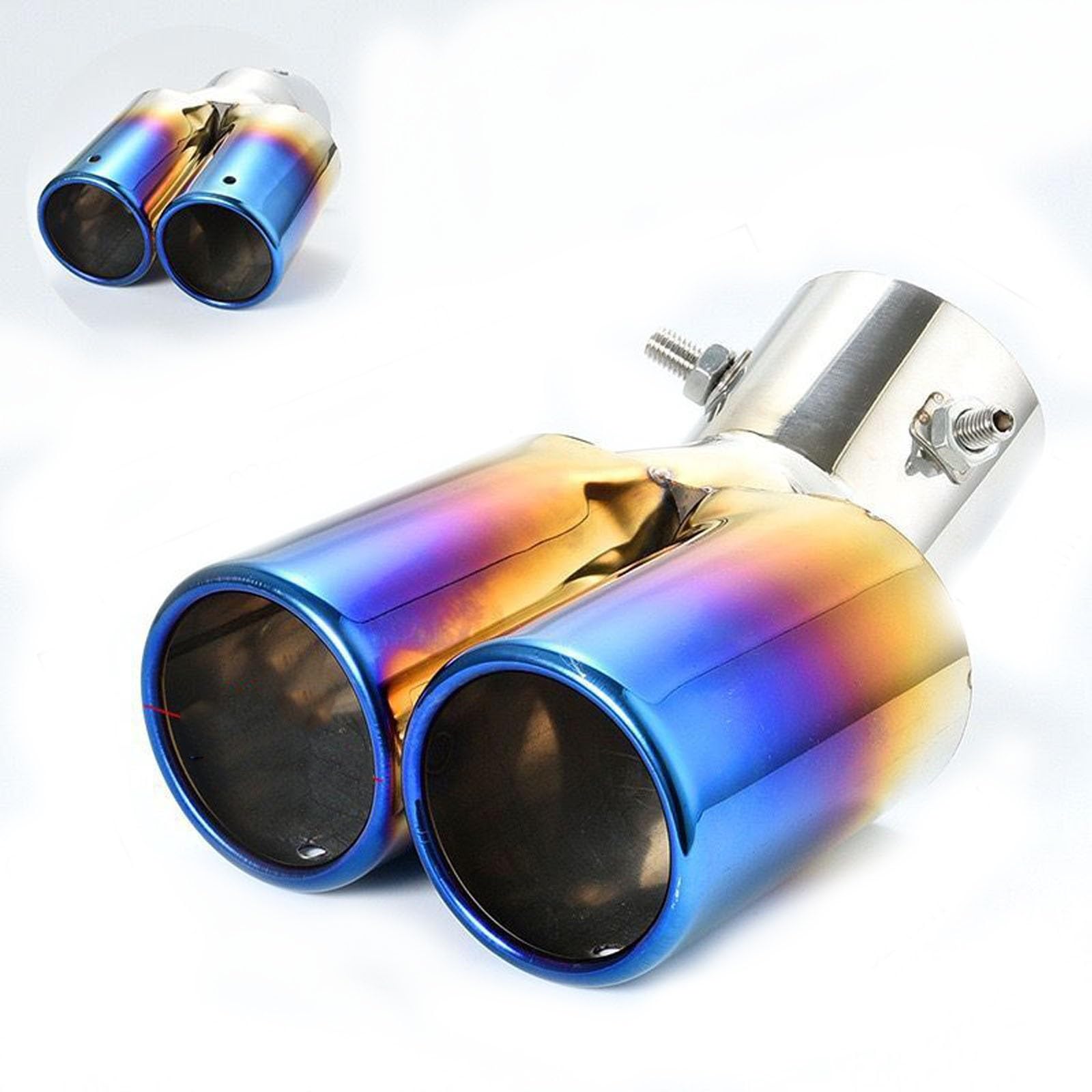 

Suitable for Honda N-ONE JG3/4 Tail Throat Stainless Steel Muffler straight циан
