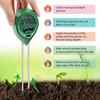 3-in-1 Handheld Soil Meter for Light, Moisture, and pH with Dual Probes