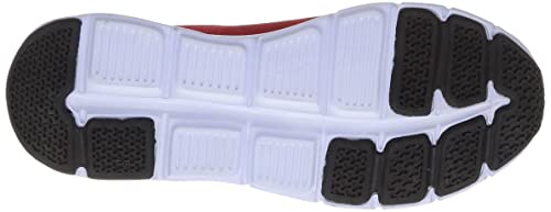 Tartex AZ51667 Safety Shoes, Work Shoes, Resin Toe Cap, Lightweight, Breathable, Cushioned Knit, Heel Tread, 3E, Red, Size 28.0 cm