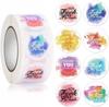 Decorative Stickers Self-Adhesive Labels Thank You Thank You 500 Pieces