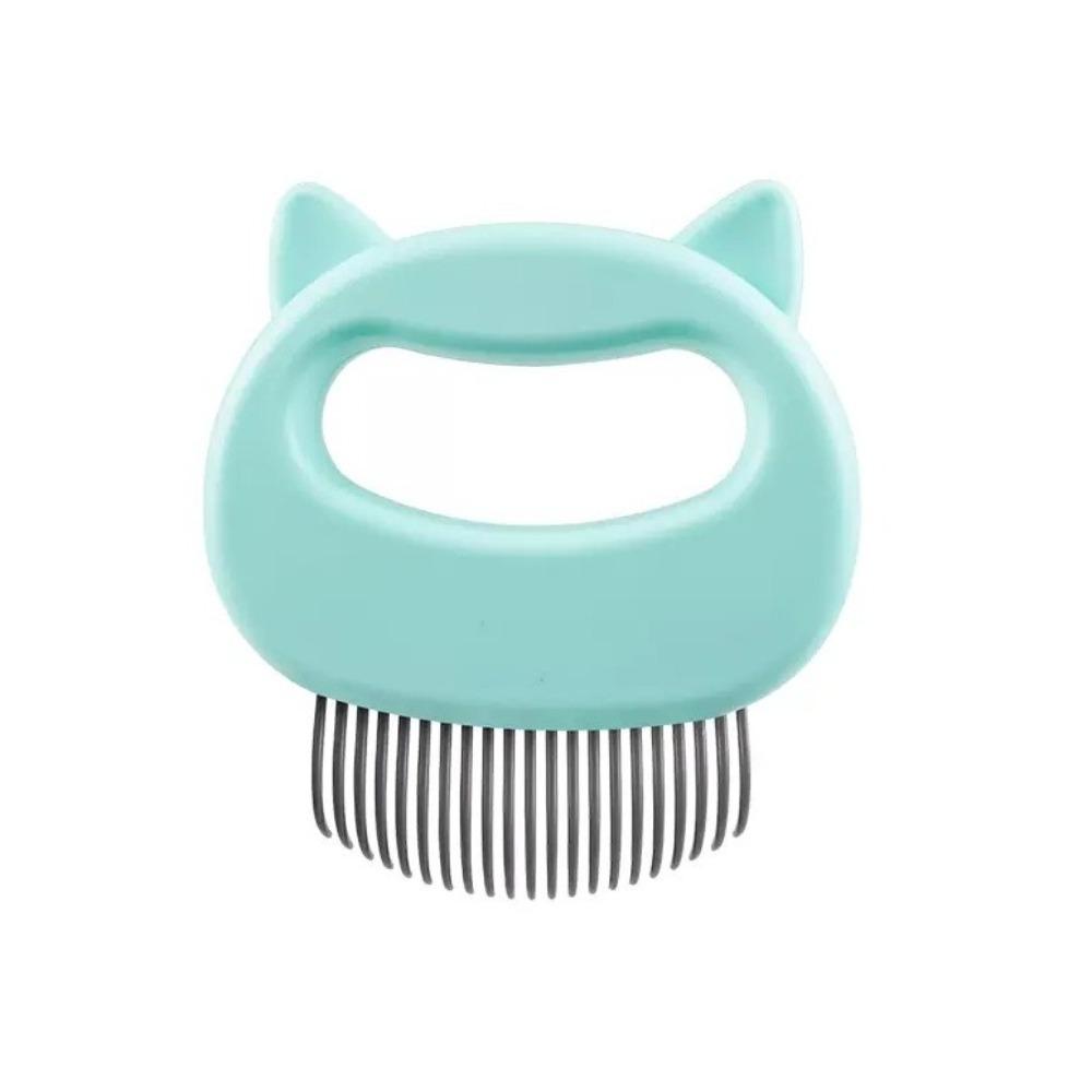 Fine Soft Brush Pet Hair Removal Brush Plastic Handle Deshedding Brush For Long Short Hair