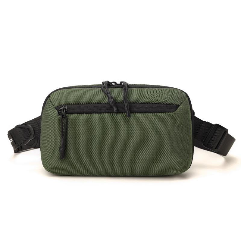 Multifunctional Tactical Fanny Pack Waterproof Nylon Outdoor Breast Bag Fashion Casual One Shoulder Crossbody Carry Bag