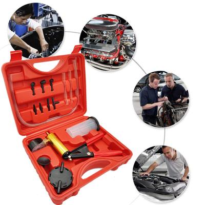 Manuelles Vakuum-Entlüften, Bremsflüssigkeits-Entlüfter, Werkzeuge, Vakuumpistole, Pumpentester-Set, Aluminium-Pumpendruck-Vakuummeter