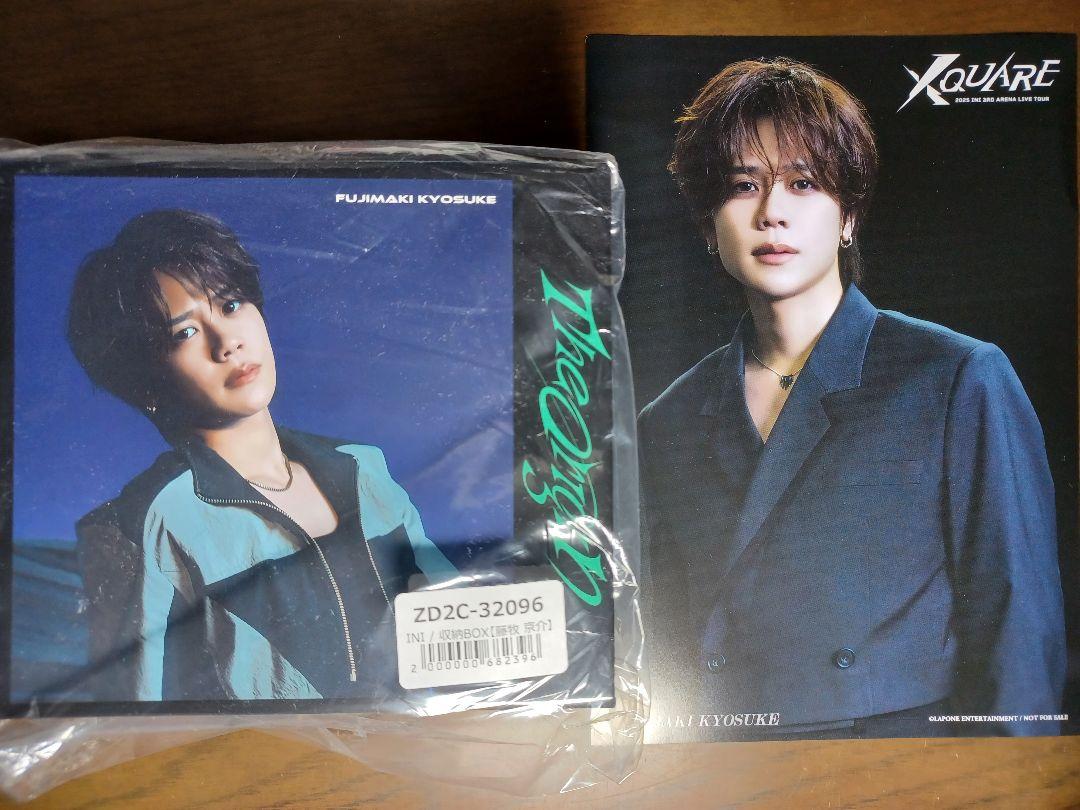 

[USED] INI UNIVERSAL MUSIC Kyosuke Fujimaki CD storage box, flyer second half