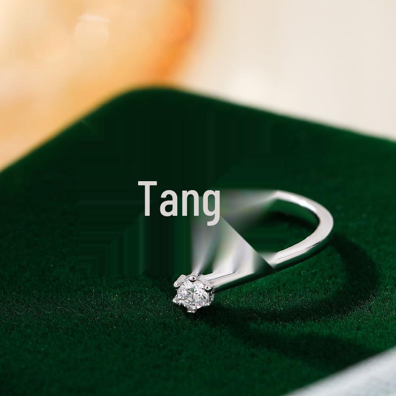 Bague de luxe pour femme Banyan Tree en argent avec nom de famille - Design personnalisé haut de gamme pour l'index