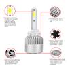 2Pcs Car Running Lamp H7 H1 H3 LED Driving Lights 9000LM 72W 6500K for Car Truck