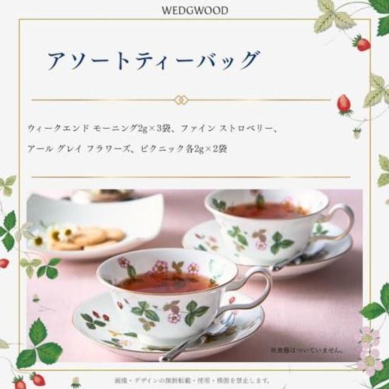 Wedgwood Wild Strawberry Tea Bag Tube (9 bags) British gift return souvenir celebration stylish