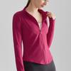 Women's Stand-up Collar Zippered Yoga Jacket