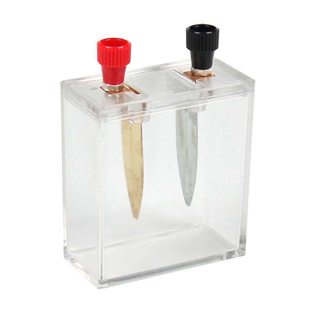 Educational Saltwater Battery Science Experiment Device for Classroom Labs Demonstrating Experiment on Power Generation