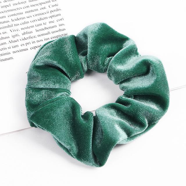 Classic All-match Velvet Scrunchies Women Girls Elastic Hair Rubber Bands Accessories Tie Hair Ring Rope Lady Headdress Headwear