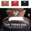 Car Styling Tissue Bag Armrest Box Paper Towel Interior Organizer Accessories For Abarth FR FIAT 124spider 500 Albea Astra Stilo