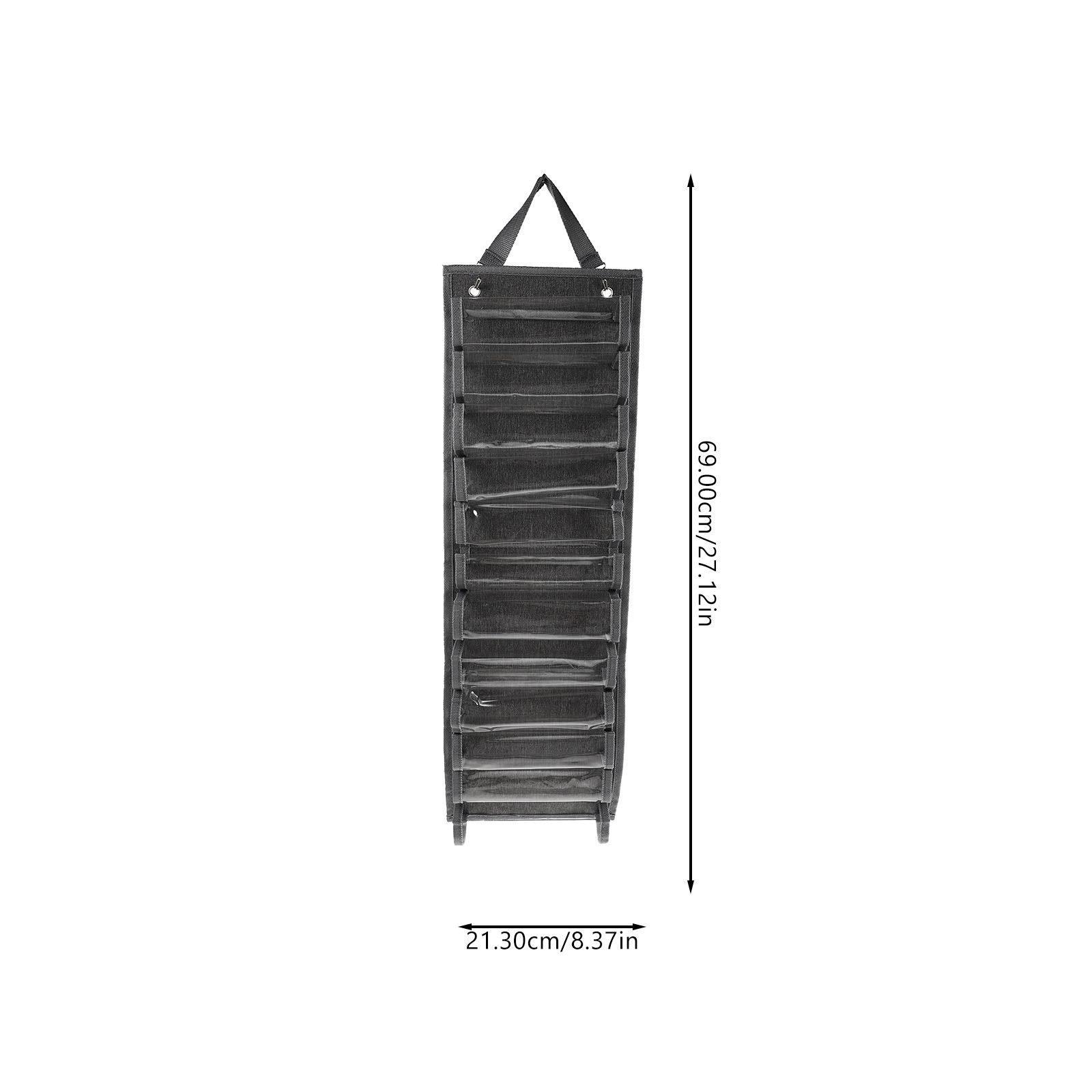 

1Pcs Vinyl Roll Holder Oxford Cloth PVC Waterproof Storage Rack for Craft Room Organizing Hanging Pouch Multi Compartments
