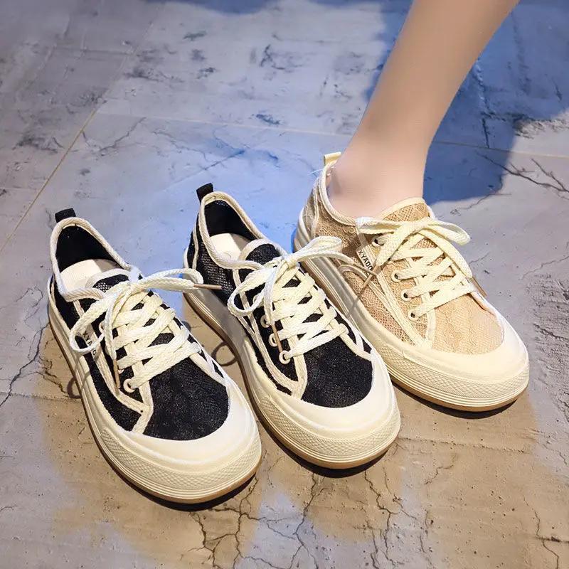Fashion High on Platform Mesh Breathable Y2k Fashion 2025 New Women's Shoes Comfortable and Elegant Light Original Ladies Footwear Sale