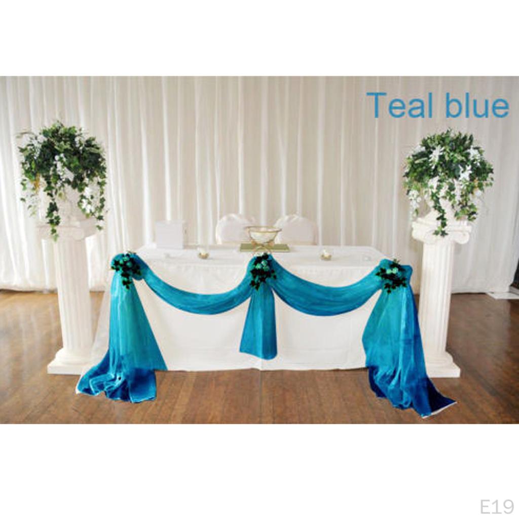 Fabric Bowknot Tulle Party Wedding Table